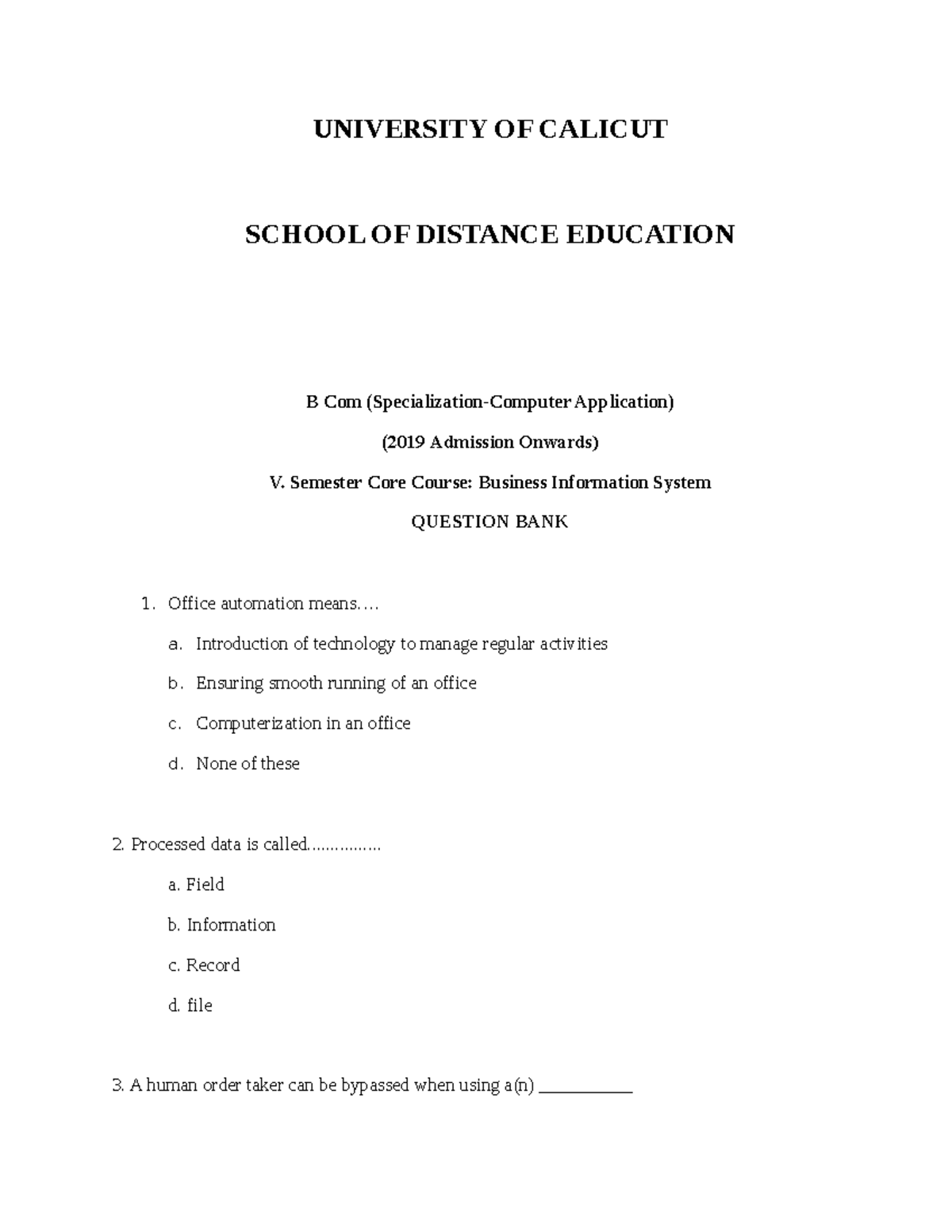 business-information-system-university-of-calicut-school-of-distance