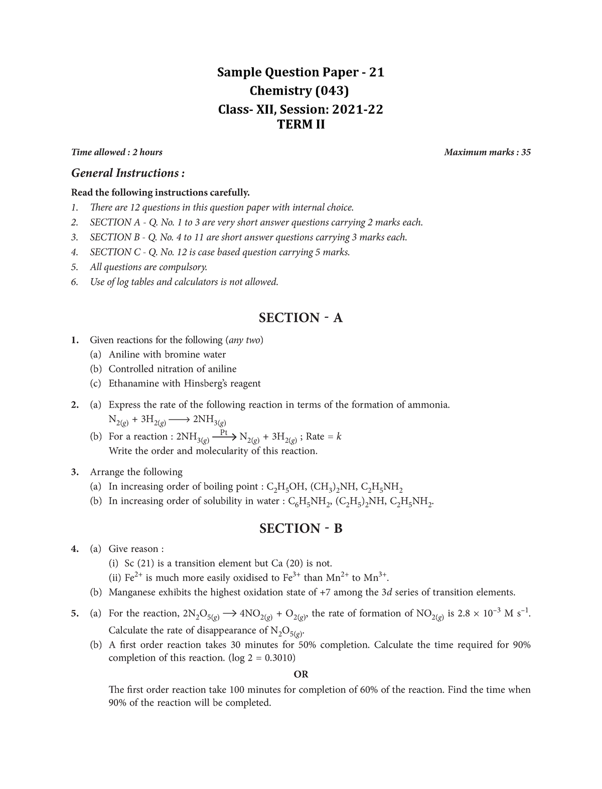 chemistry-term-2-2022-set-21-section-a-given-reactions-for-the