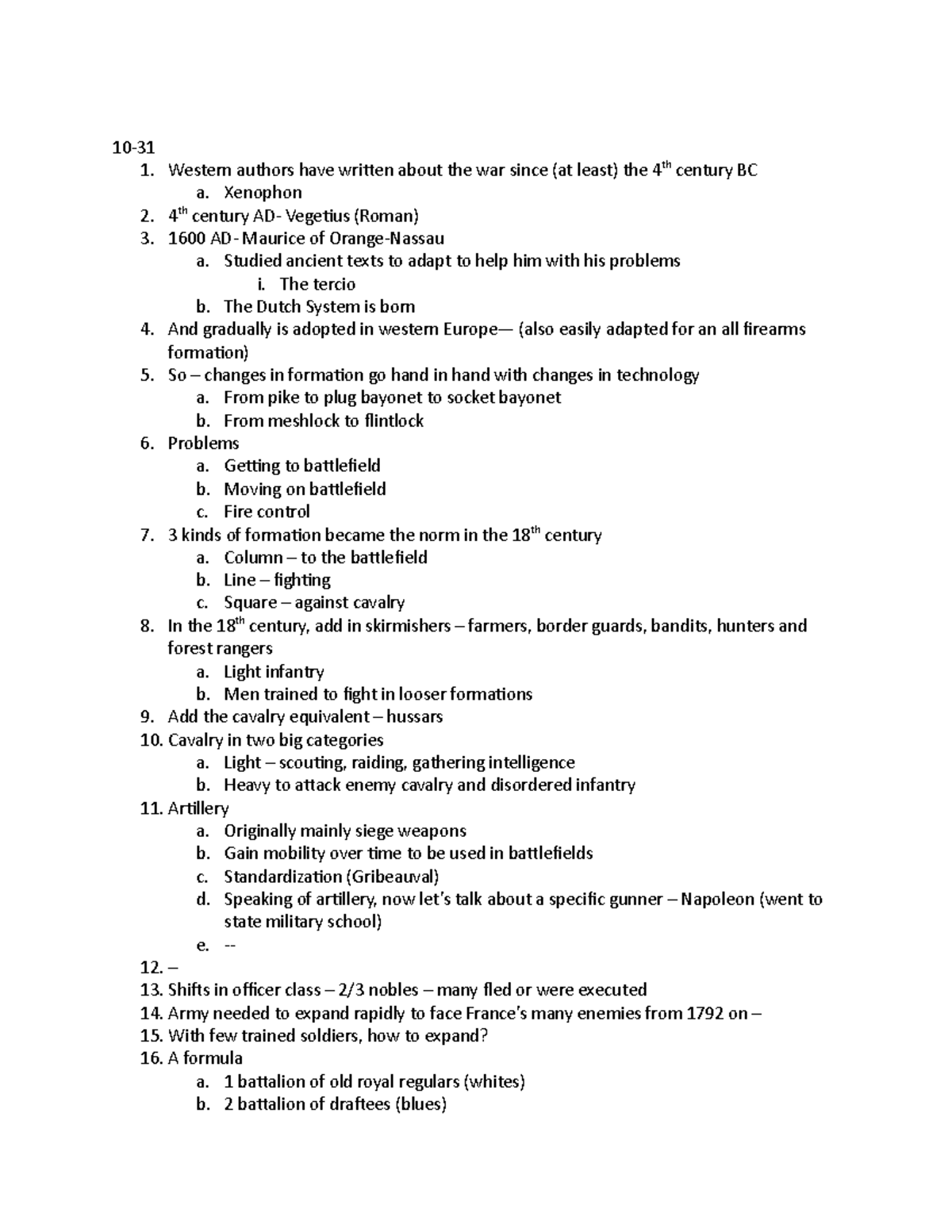 Classics Test 3 - 10- Western authors have written about the war since ...