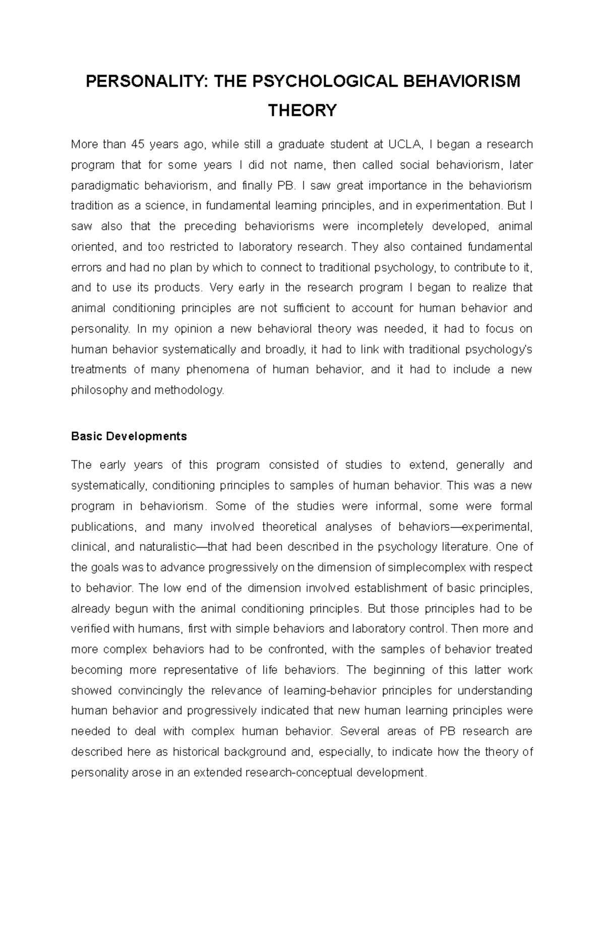 Behaviorism: More Than Just Conditioning   The Full Story - qmh7lxp