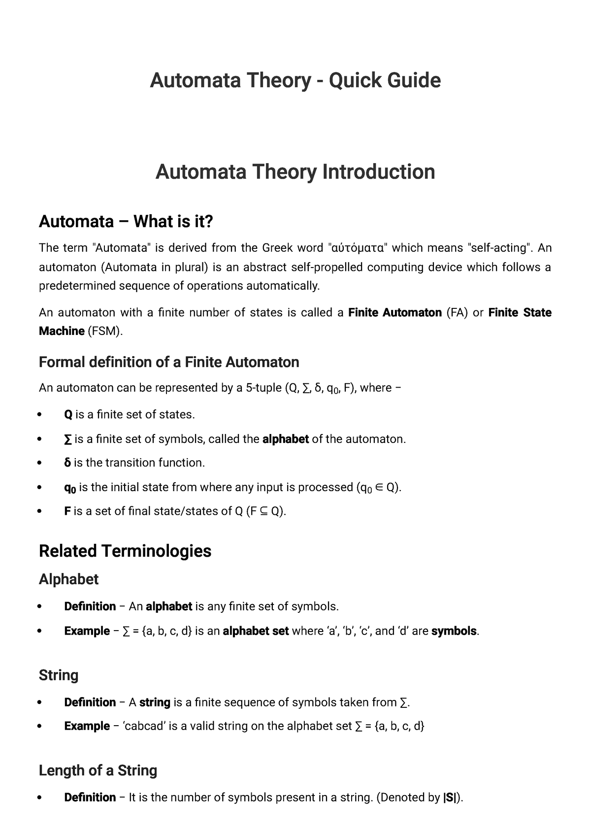 tcs-automata-theory-quick-guide-automata-theory-quick-guide