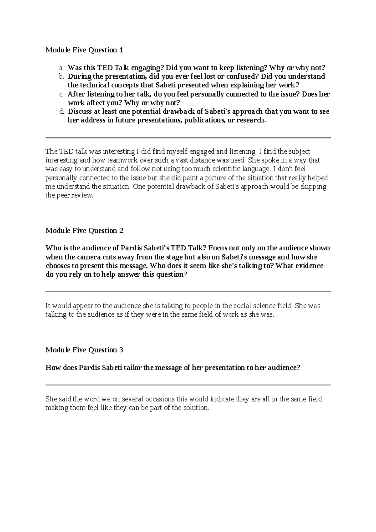 Christopher Hudson SCS 200 Applied Social Sciences 5 - Module Five ...
