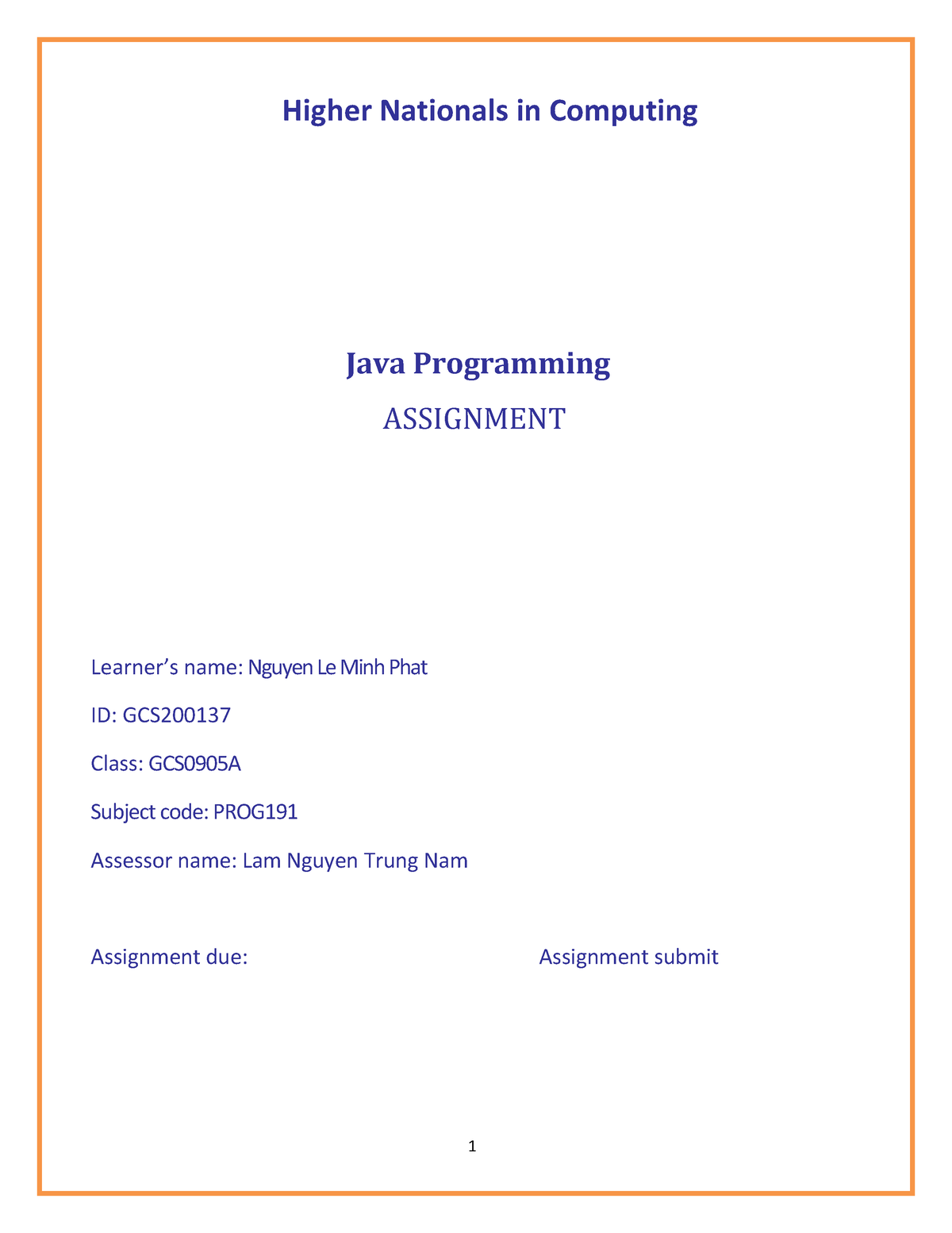 java programming essay