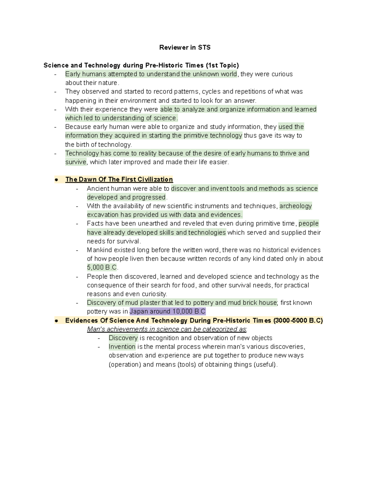 Reviewer in STS - Reviewer in STS Science and Technology during Pre ...