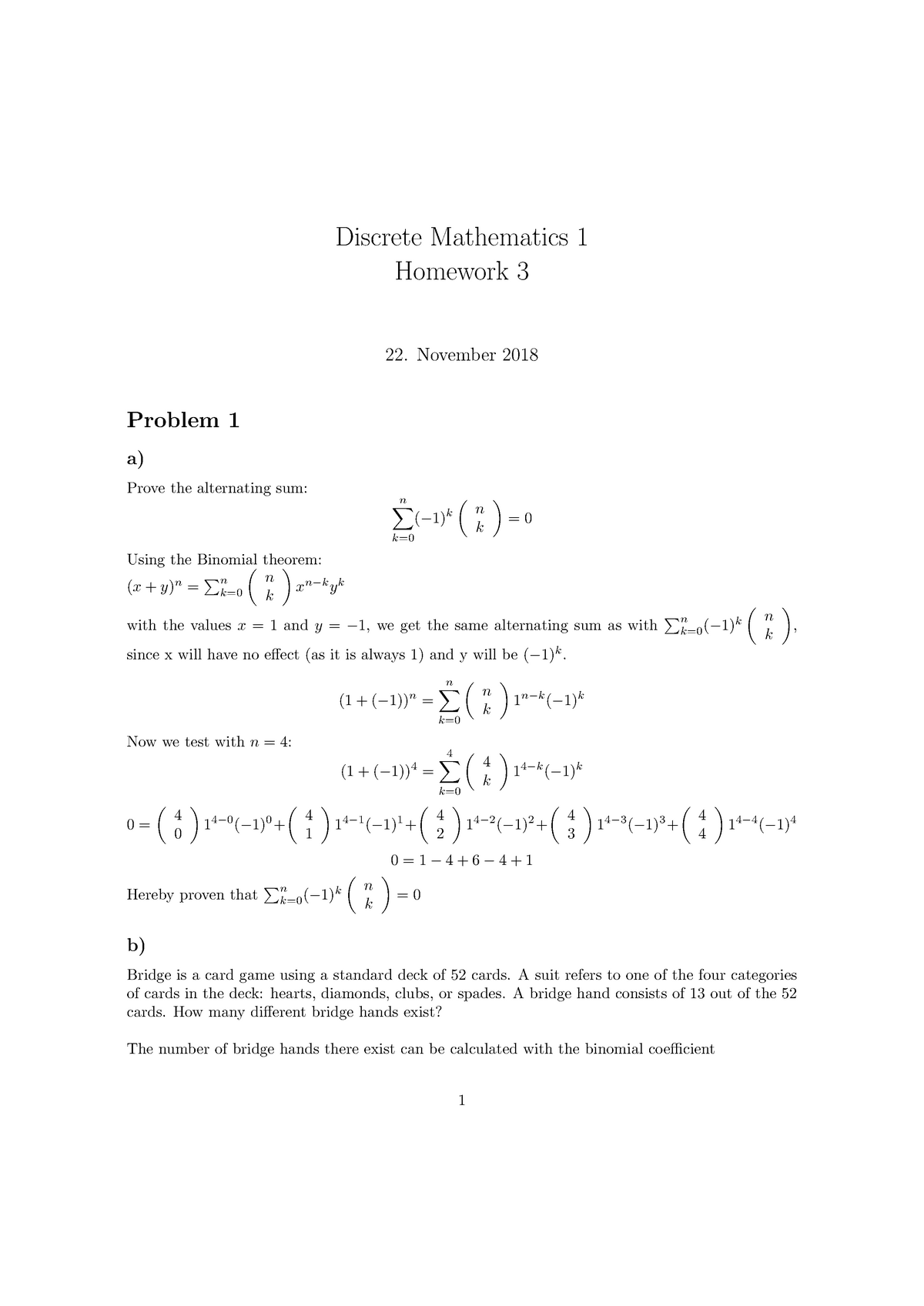 discrete mathematics assignment 1