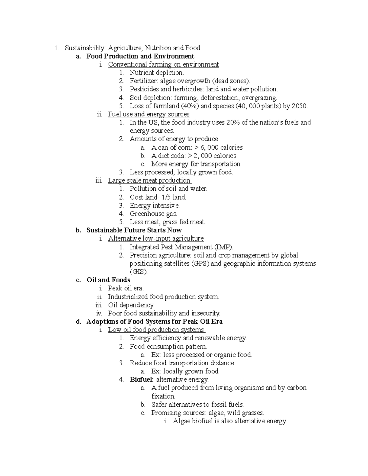 final-exam-review-guide-sustainability-agriculture-nutrition-and