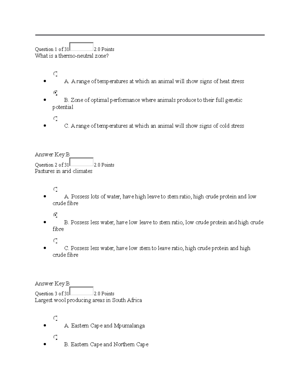 ANDM 211 TEST 1 - It will help you with practicing for tests - Question ...