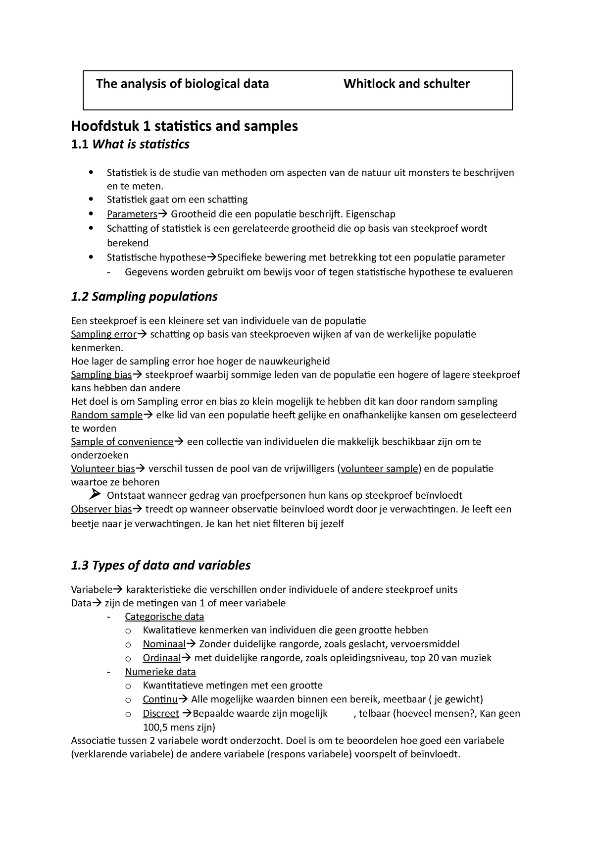 the analysis of biological data 3rd edition assignment problem solutions