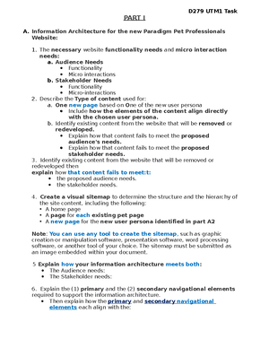 C773 Task 1 WGU Performance Assessment Rubric - TNM1 — TASK 1: PROJECT ...