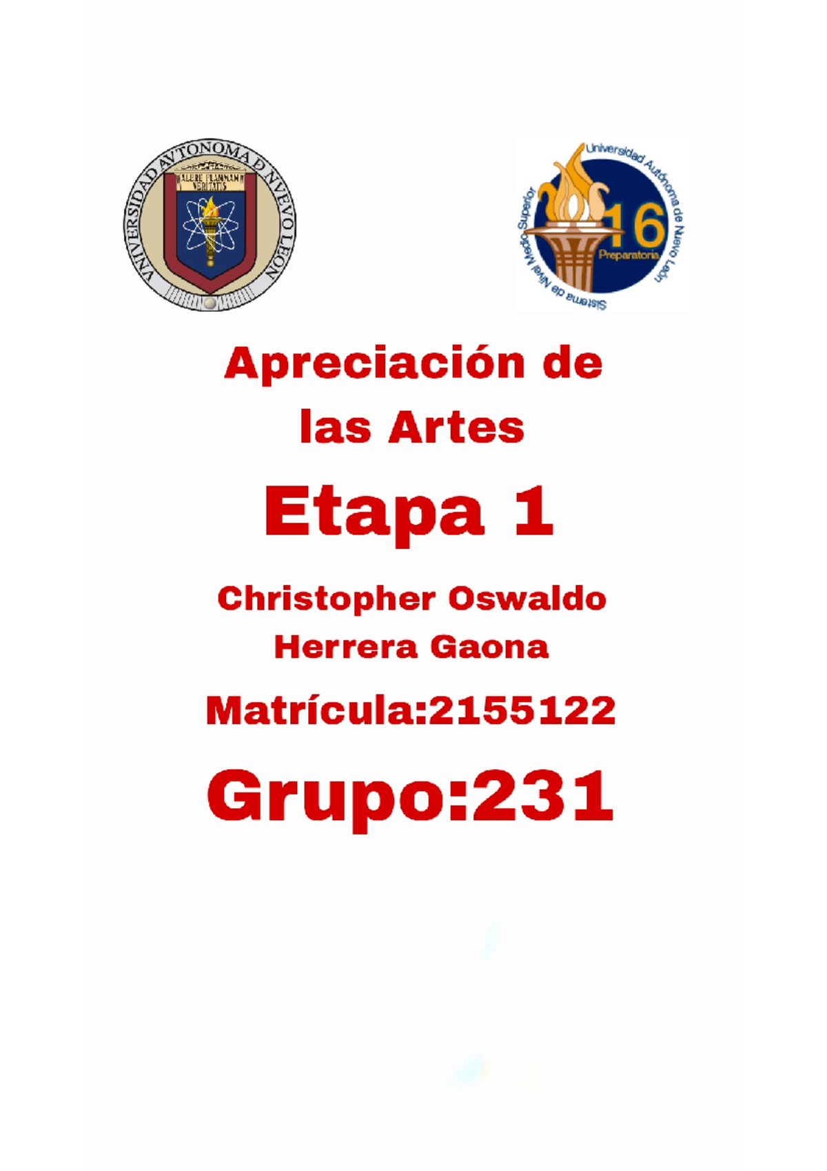 COHG AR1 Etapa 1 AA - Evidencia 1 - Apreciación de las artes - AVTONOMA ...