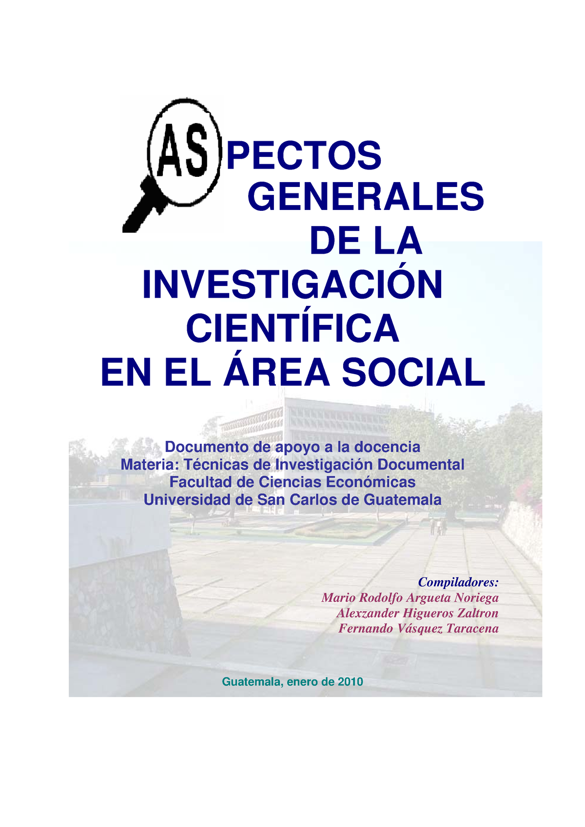 Libro. Aspectos Generales De La Investigación Científica - PECTOS ...