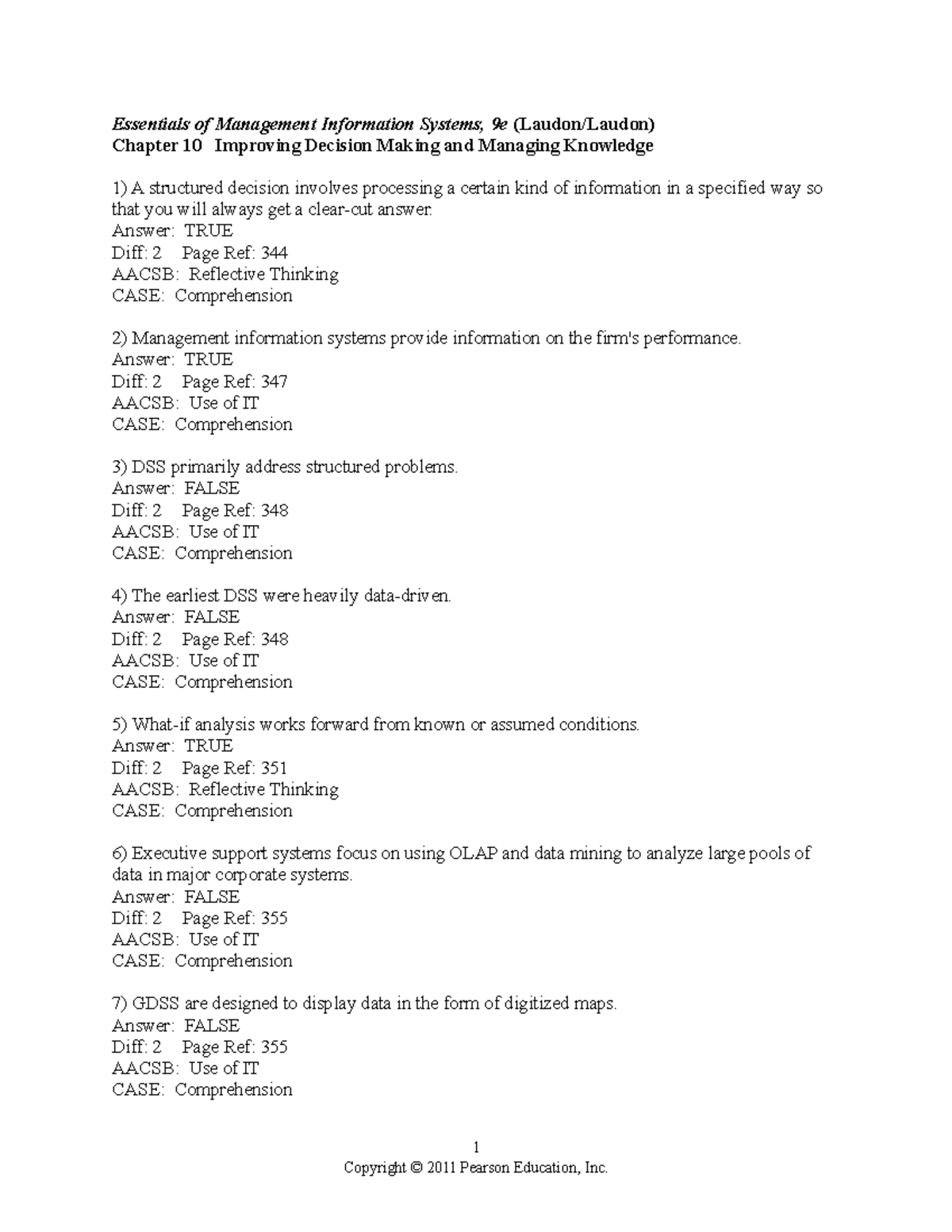 MANAGEMENT INFORMATION SYSTEMS---:::Chapter 2