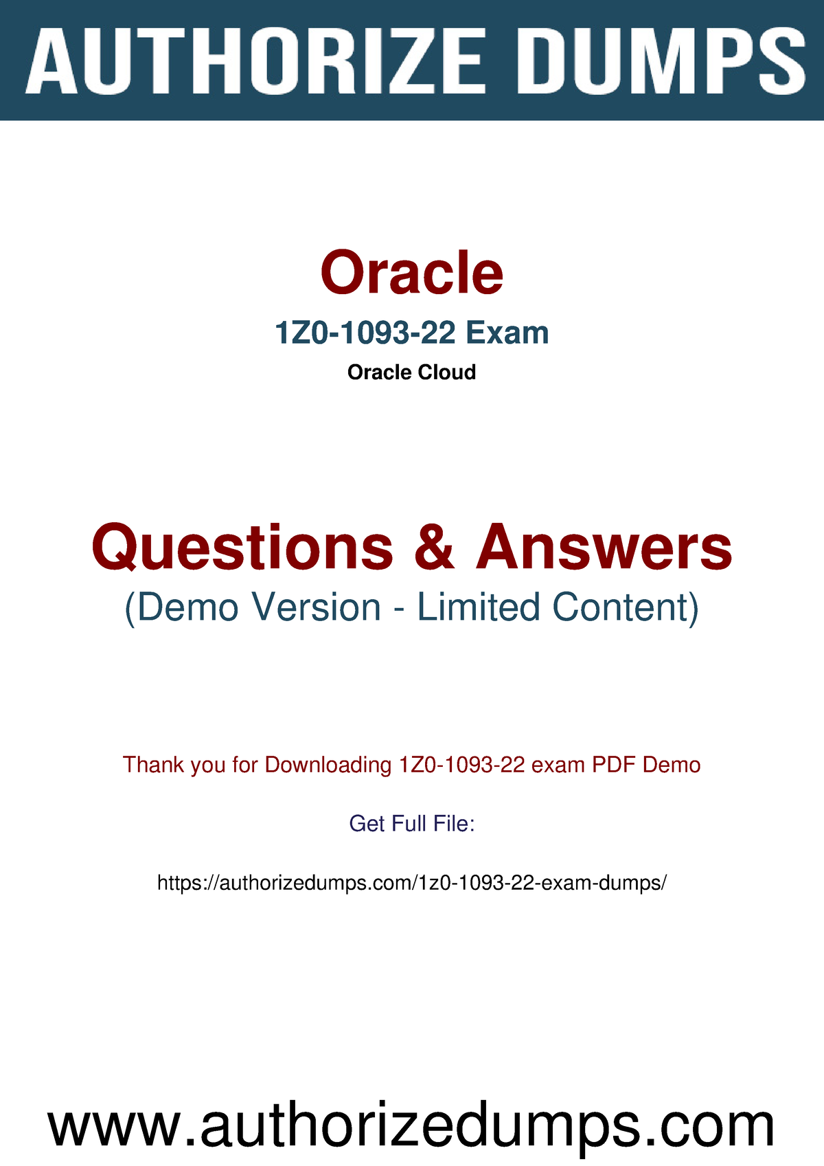 New 1z0-1060-22 Exam Cram