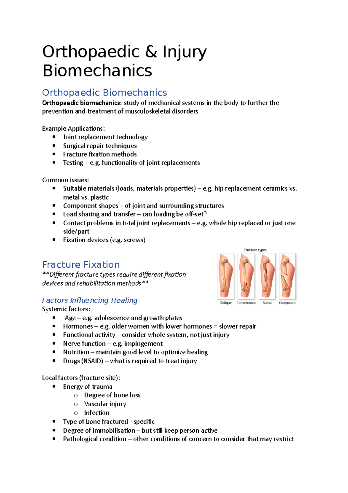 Orthopaedic Biomechanics - Orthopaedic & Injury Biomechanics ...