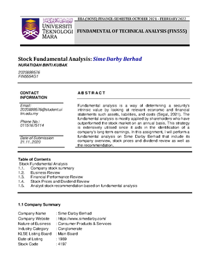 Situational - technical - Introduction to technical Analysis - UiTM ...