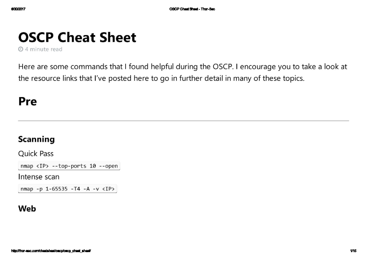 OSCP Notes 2 - dsadasd - Computer Science SL - Studocu