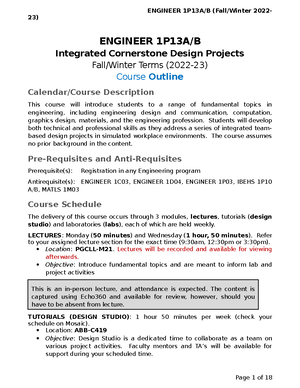 Complementary studies electives list - 1 ENGINEERING - COMPLEMENTARY ...