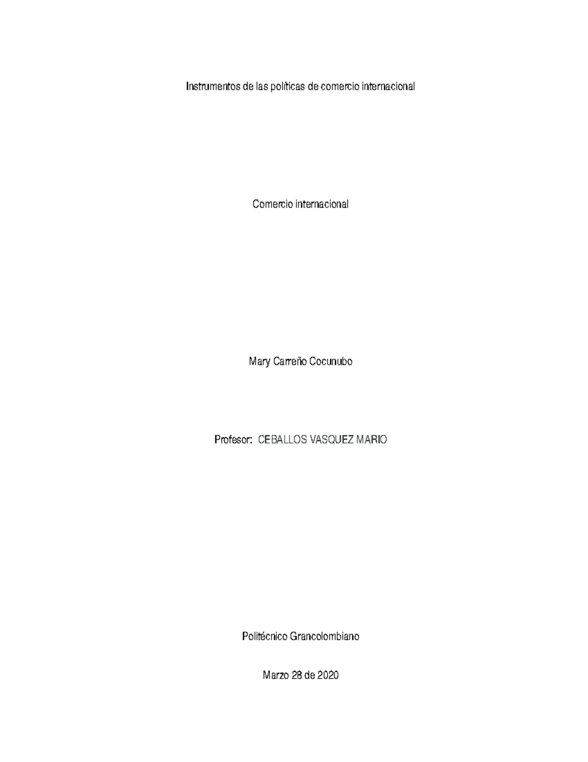 Instrumentos de las políticas de comercio internacional - Instrumentos ...