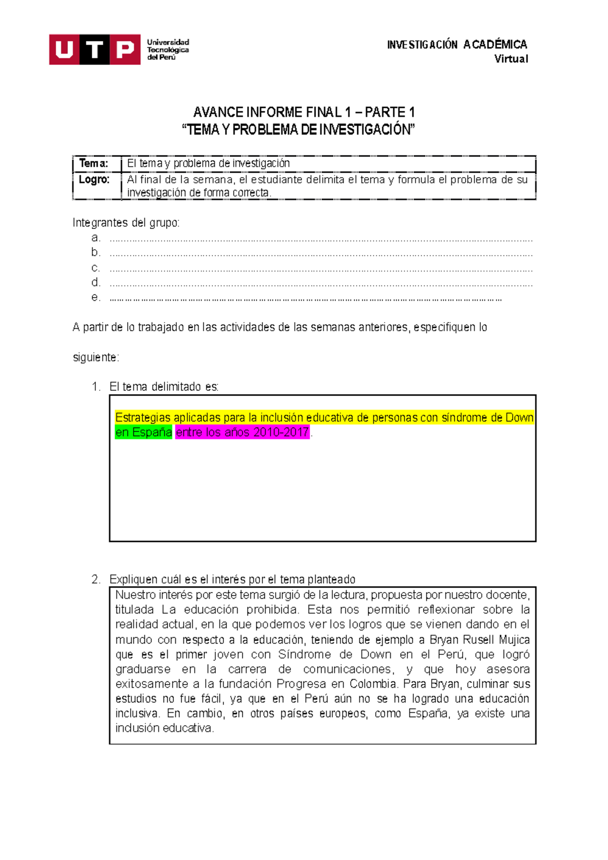 Semana+03-+Ejemplo Avance+de+Informe+Final+1+-+Parte+1 Tema+y+problema ...