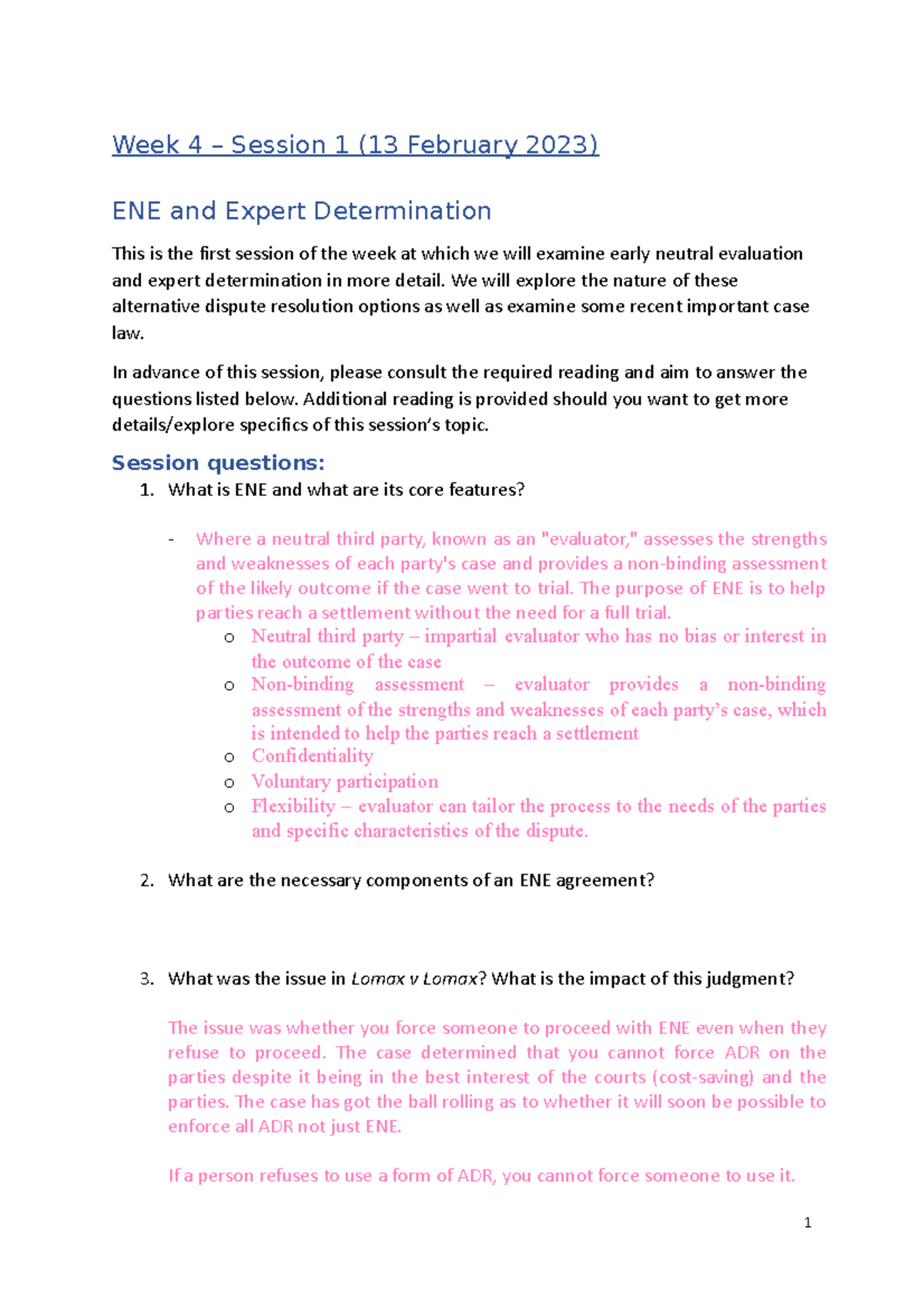 Week 4 - Session 1 - economic studies - Week 4 – Session 1 (13 February ...