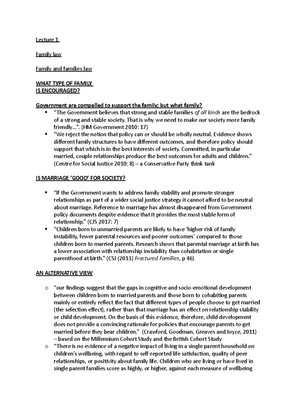 Lecture 1 family law - LX3058 - Brunel University - Studocu