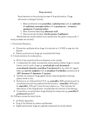 Pharmacokinetics - Pharmacokinetics Are defined as the mathematical ...