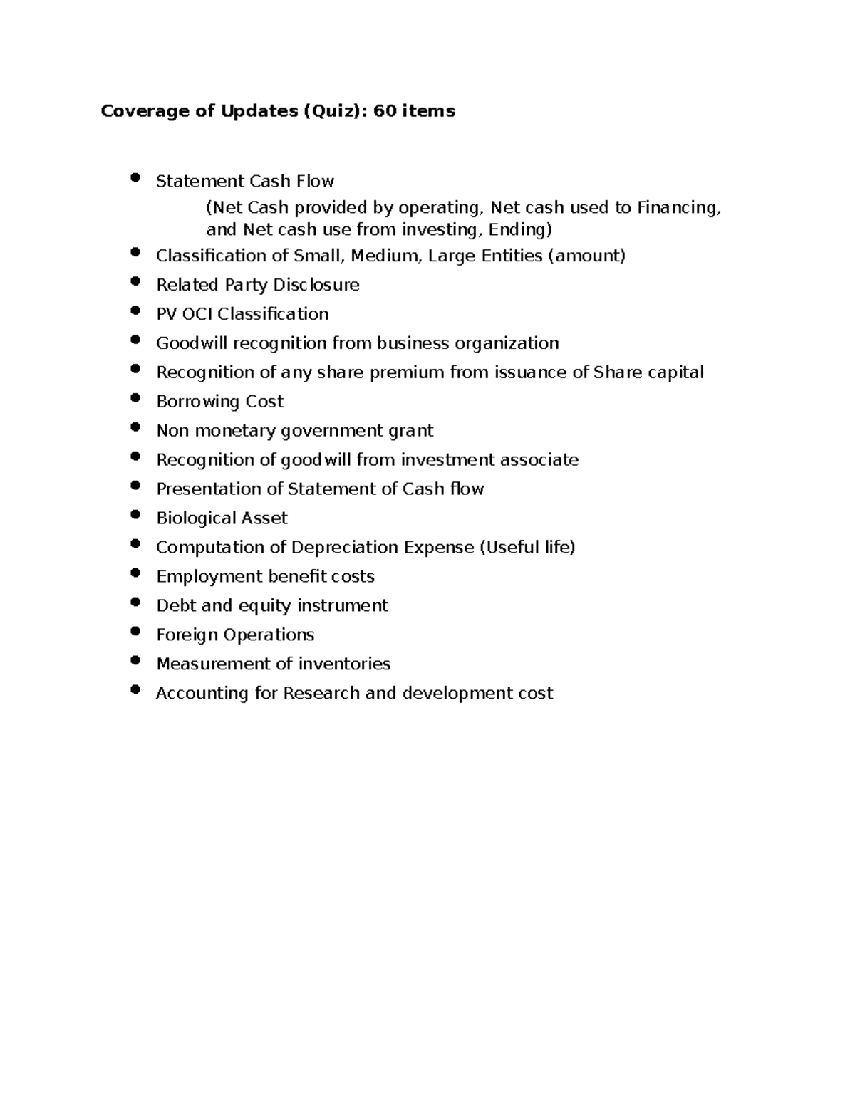 Updates in International Financial Reporting Standards - Coverage of ...