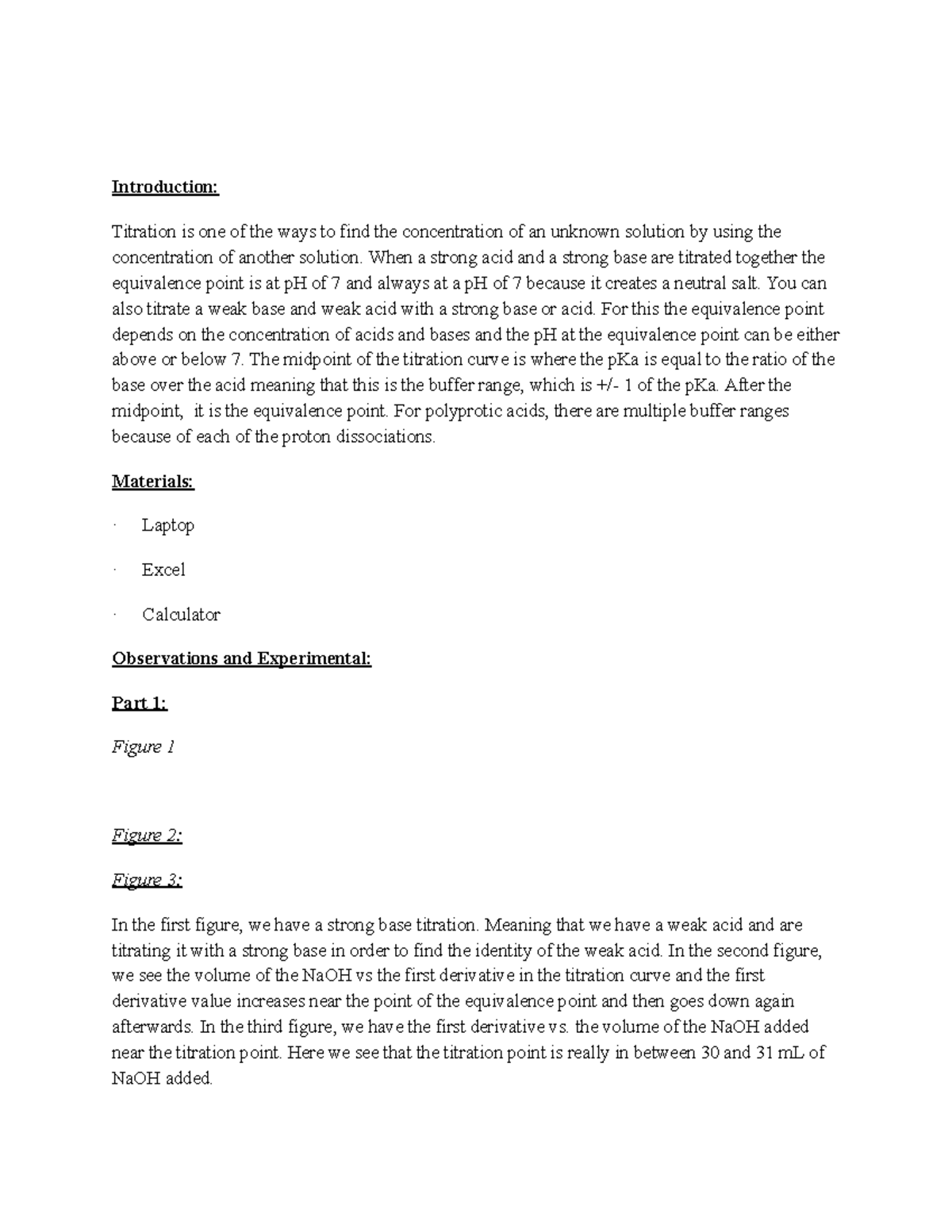 Lab #15 - Lab materials, class was taken in person. - CHEM 106 - Hunter ...