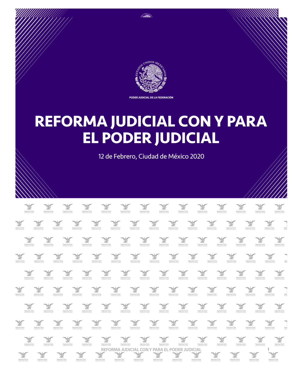 Reforma Judicial Material de lectura PROYECTO DE REFORMAS CON Y