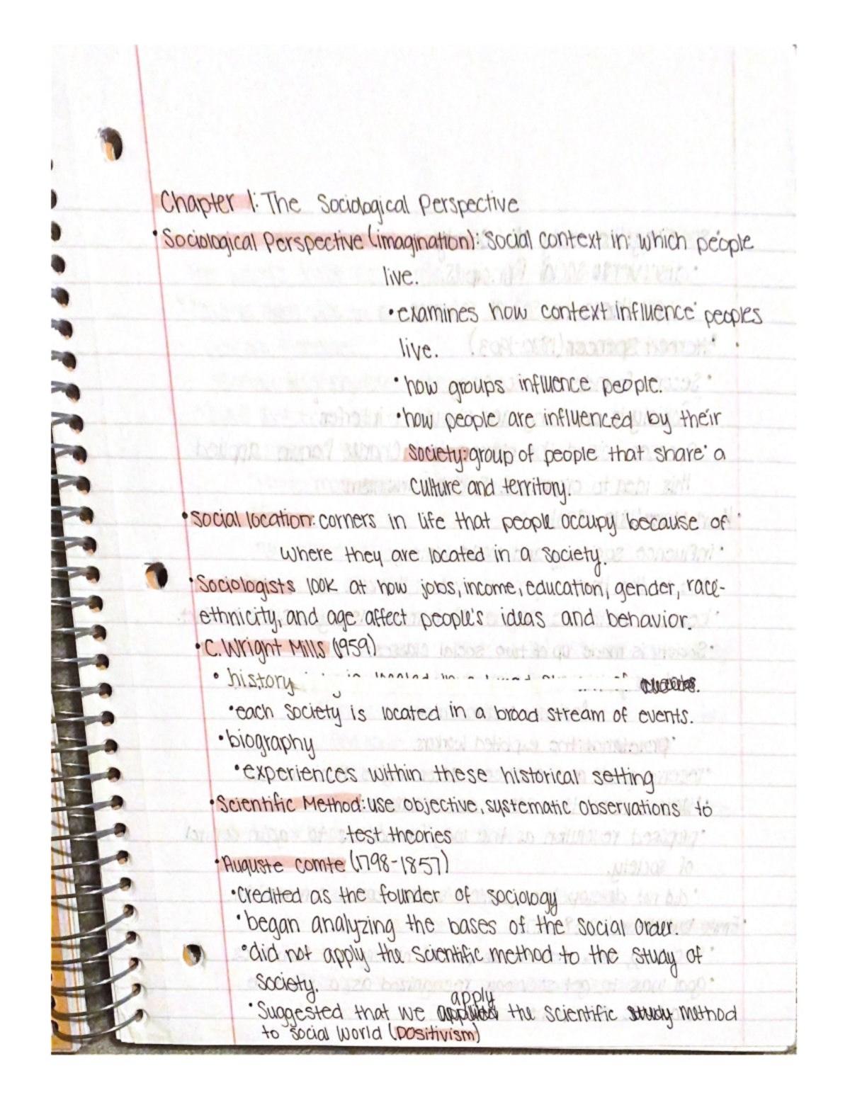 Chapter 1 Intro to Sociology - Chapter 1: The Sociological Perspective ...