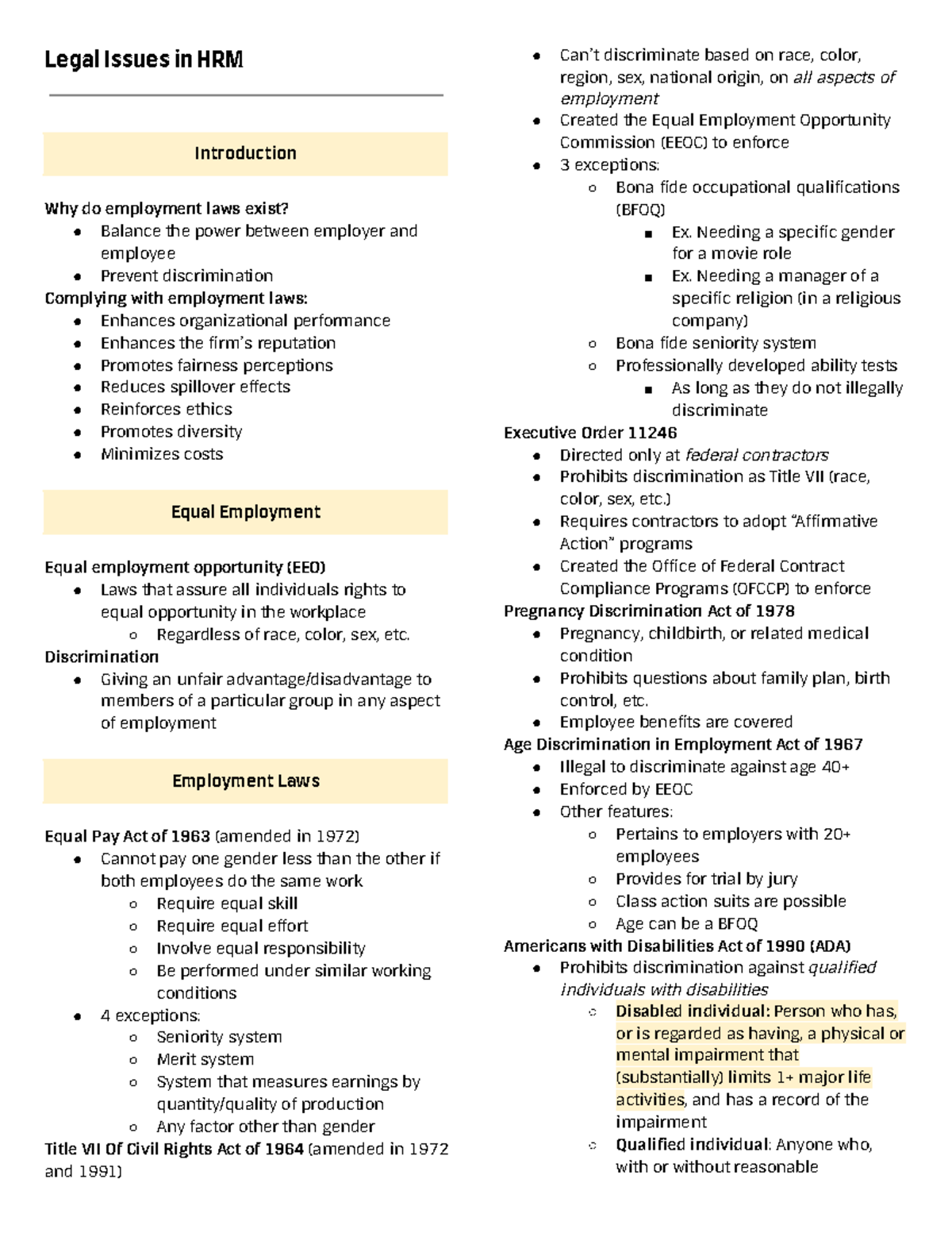 obhr-3330-notes-2-legal-issues-in-hrm-legal-issues-in-hrm