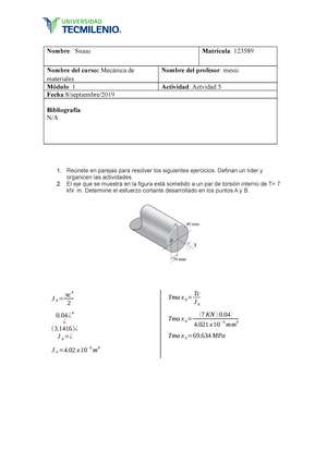 Sesion 5 AD2020 Mecanica De Materiales-2 - Mecánica De Materiales 5/sep ...