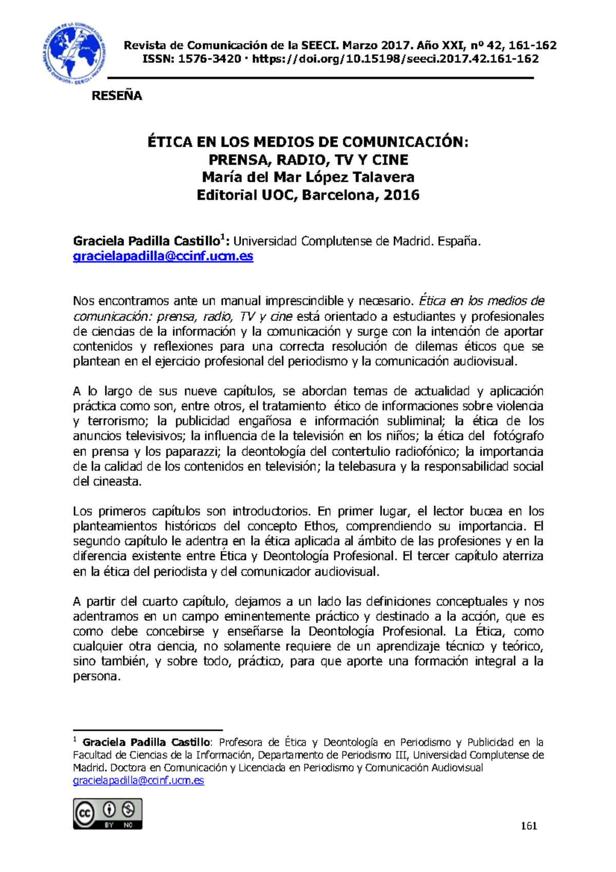Ética en los medios de comunicación. Prensa, radio, TV y cine (Manuales)