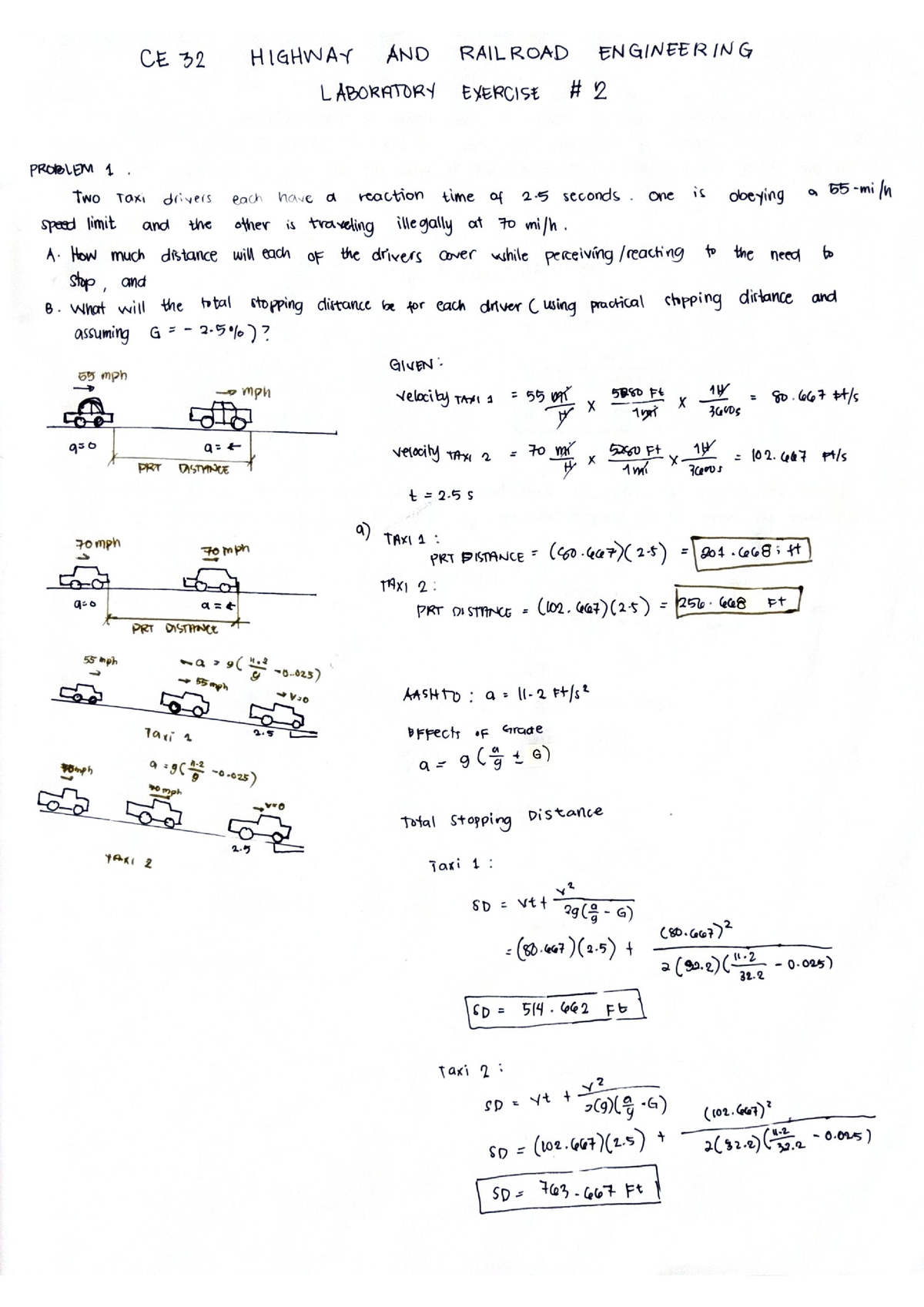 Highway And Railroad Engineering Practice Problems - BS Civil ...