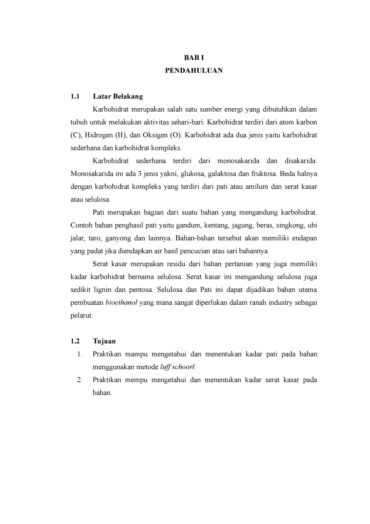 Laporan Praktikum Pengetahuan Dan Analisis Bahan Alami Penentuan Kadar