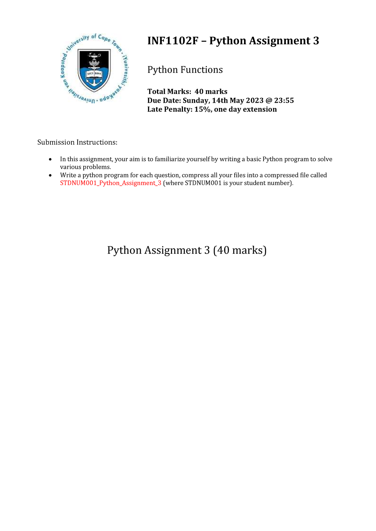 python assignment 3 1