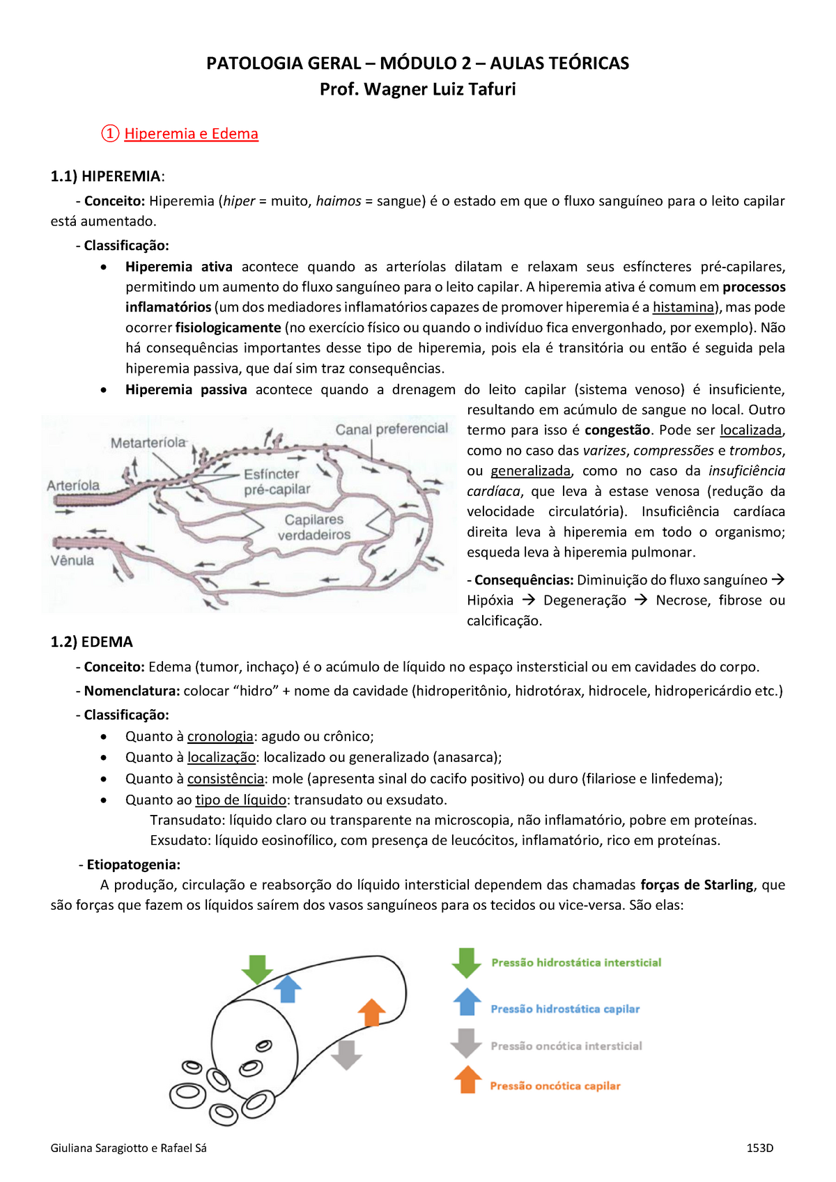 Resumo De Patologia Geral - PATOLOGIA GERAL – MÓDULO 2 – AULAS TEÓRICAS ...