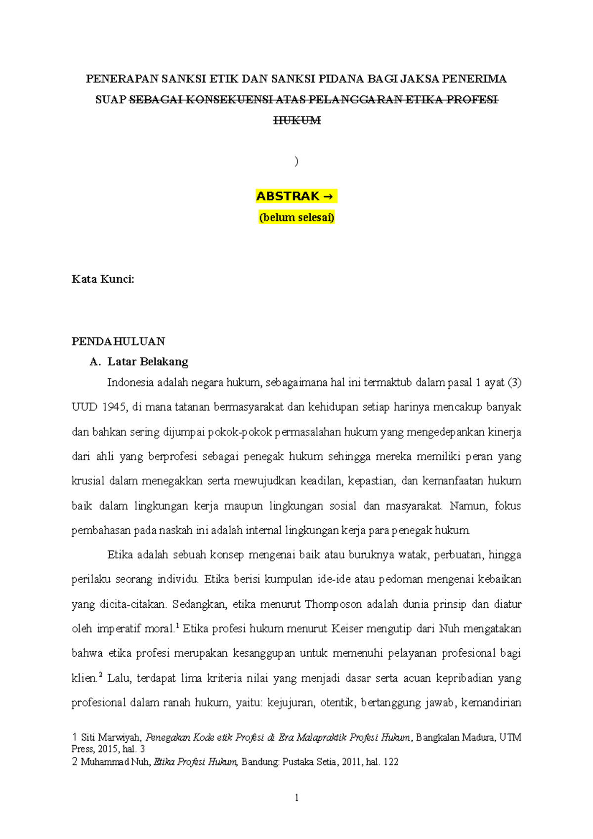 Jurnal EPH Kelompok 5 - PENERAPAN SANKSI ETIK DAN SANKSI PIDANA BAGI ...