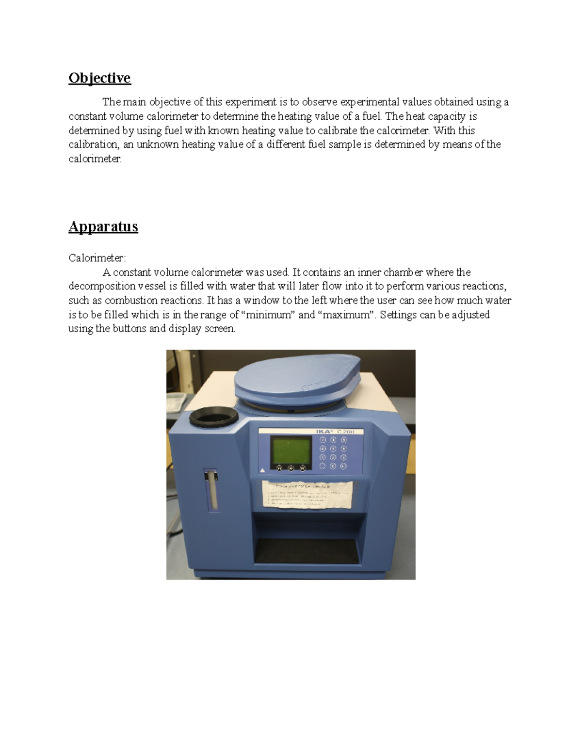 thermodynamics laboratory experiments pdf