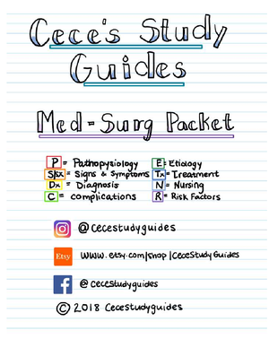 Med Surg Exam 3 - Respiratory Study Guide - Respiratory System Anatomy ...