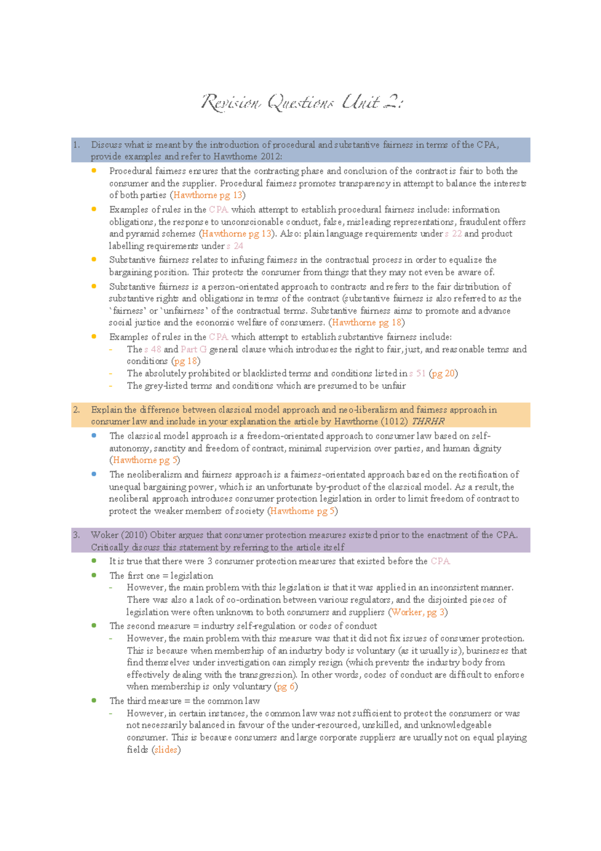Unit 2 Revision Questions Revision Questions Unit 2 Discuss What Is Meant By The Introduction Unit 2 Revision Questions Revision Questions Unit 2 Discuss What Is Meant By The Introduction