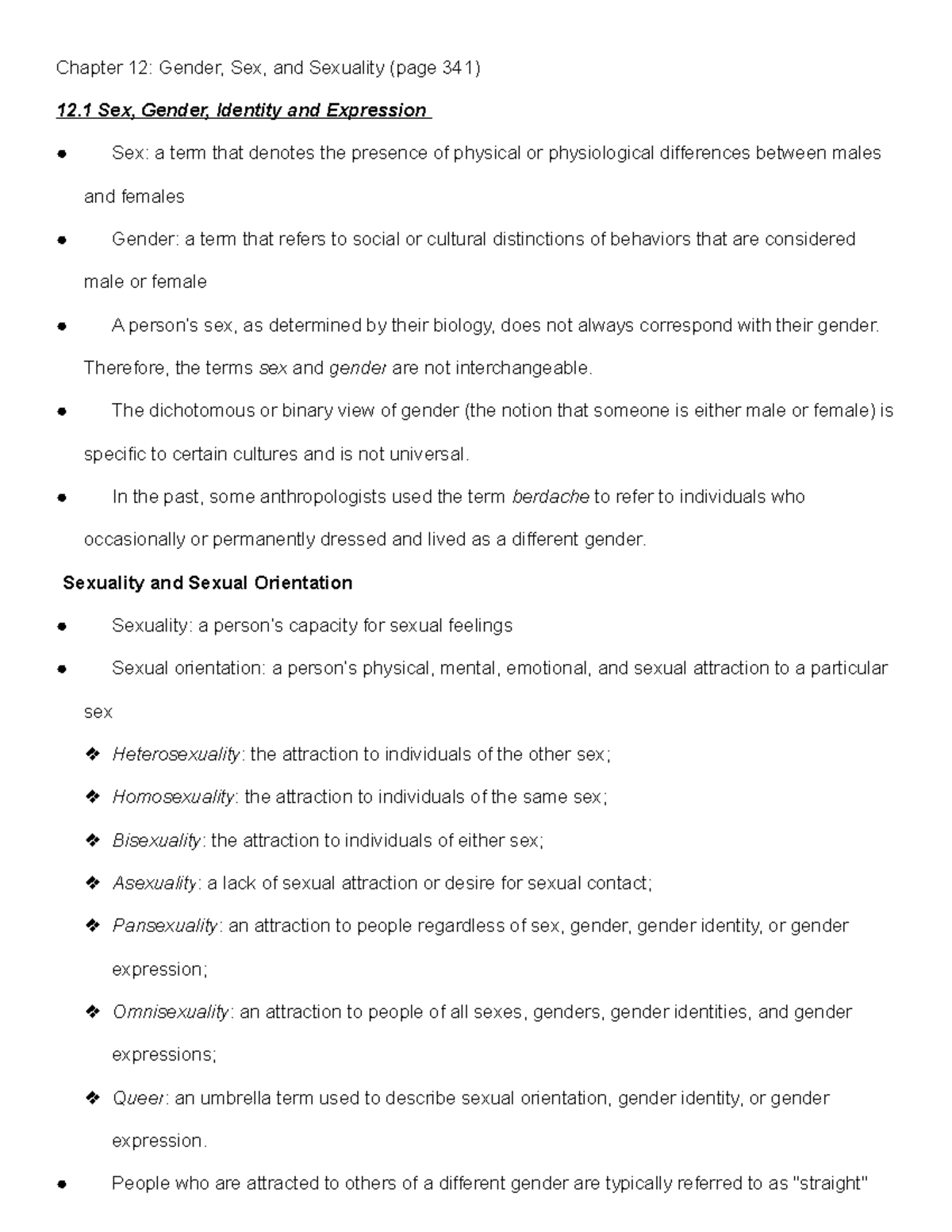 SOC100-Rea12-Ho Nguyen - Chapter 12: Gender, Sex, And Sexuality (page ...