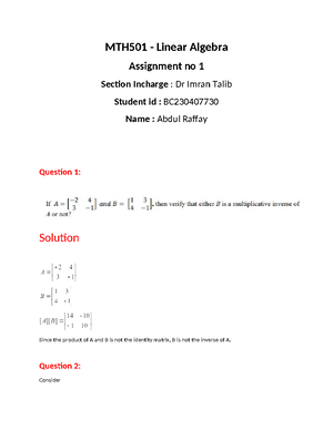 CS201 Midterm Solved MCQS By Junaid - ####### 0 CS201-Introduction To ...