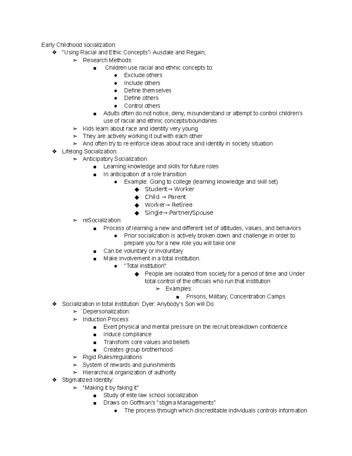 1.9- Racial and Ethinic Socialization - Early Childhood socialization ...