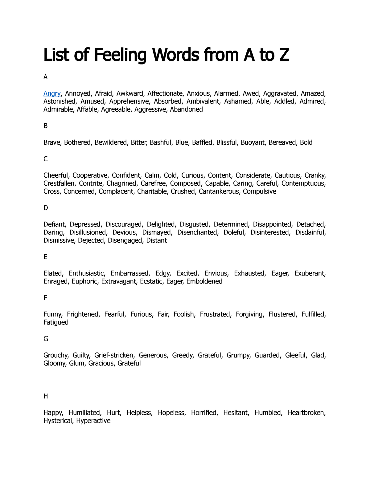 list-of-feeling-words-from-a-to-z-list-of-feeling-words-from-a-to-z-a