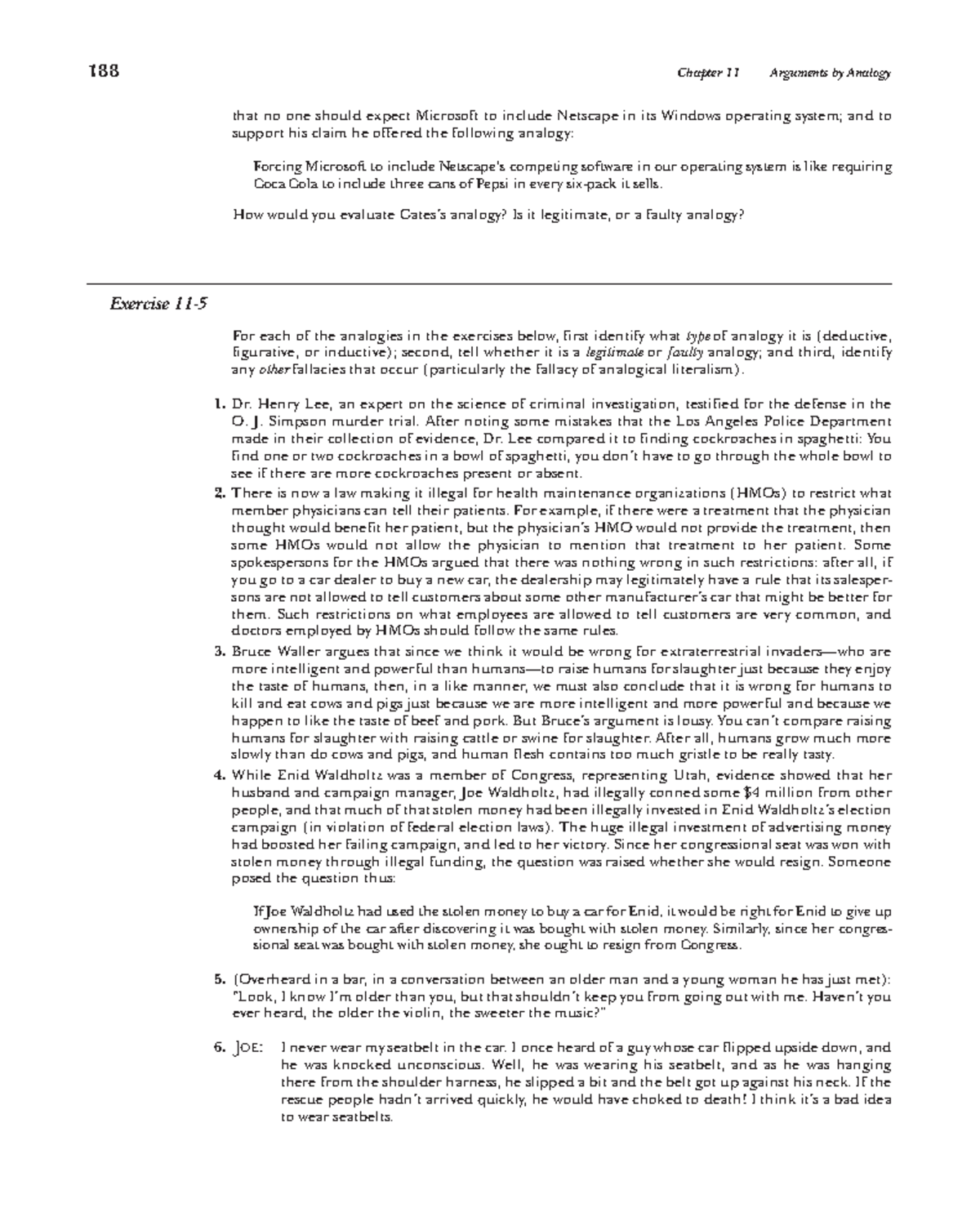 209 - Hello - 188 Chapter 11 Arguments by Analogy that no one should ...