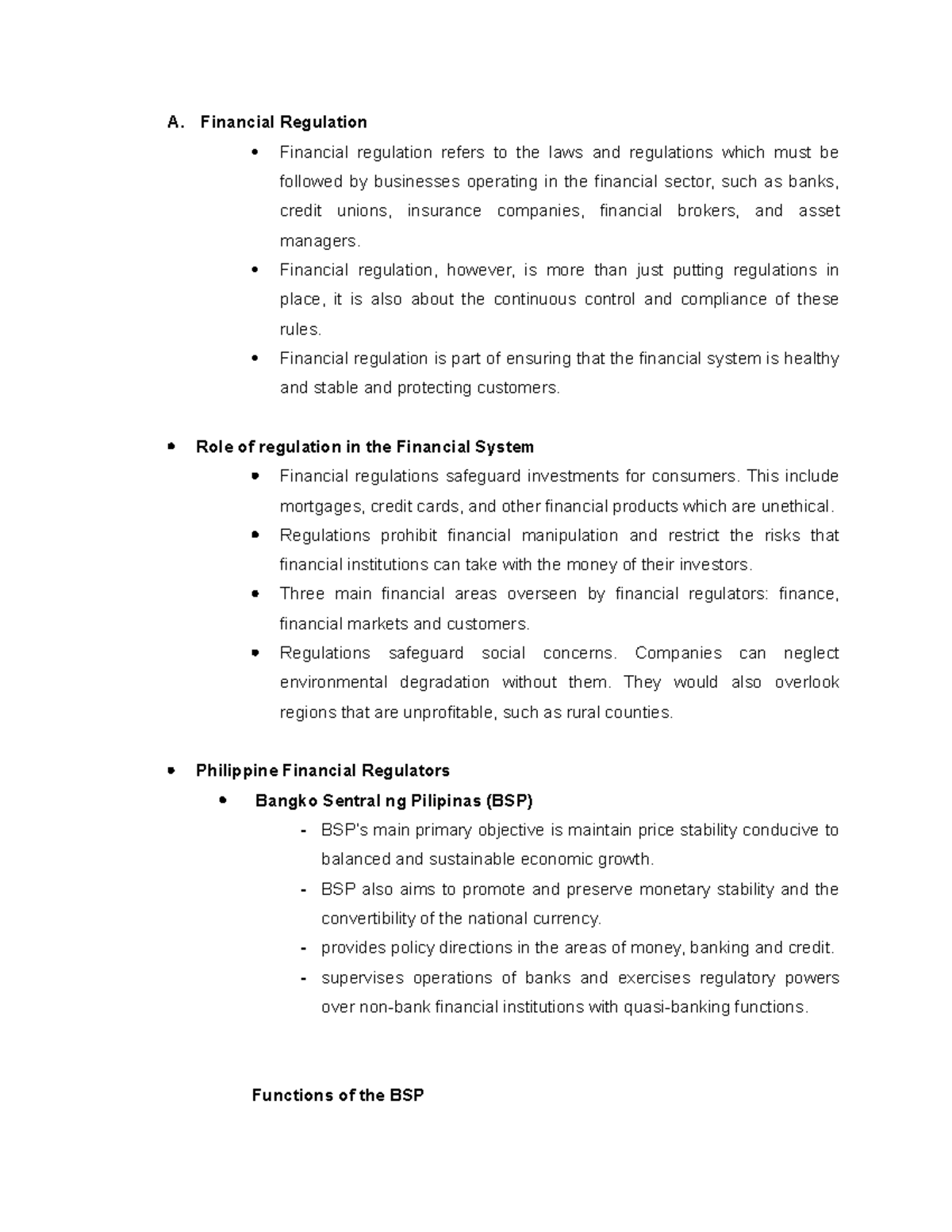 Financial Regulations and Managing Credit Risk in Money Market - A ...