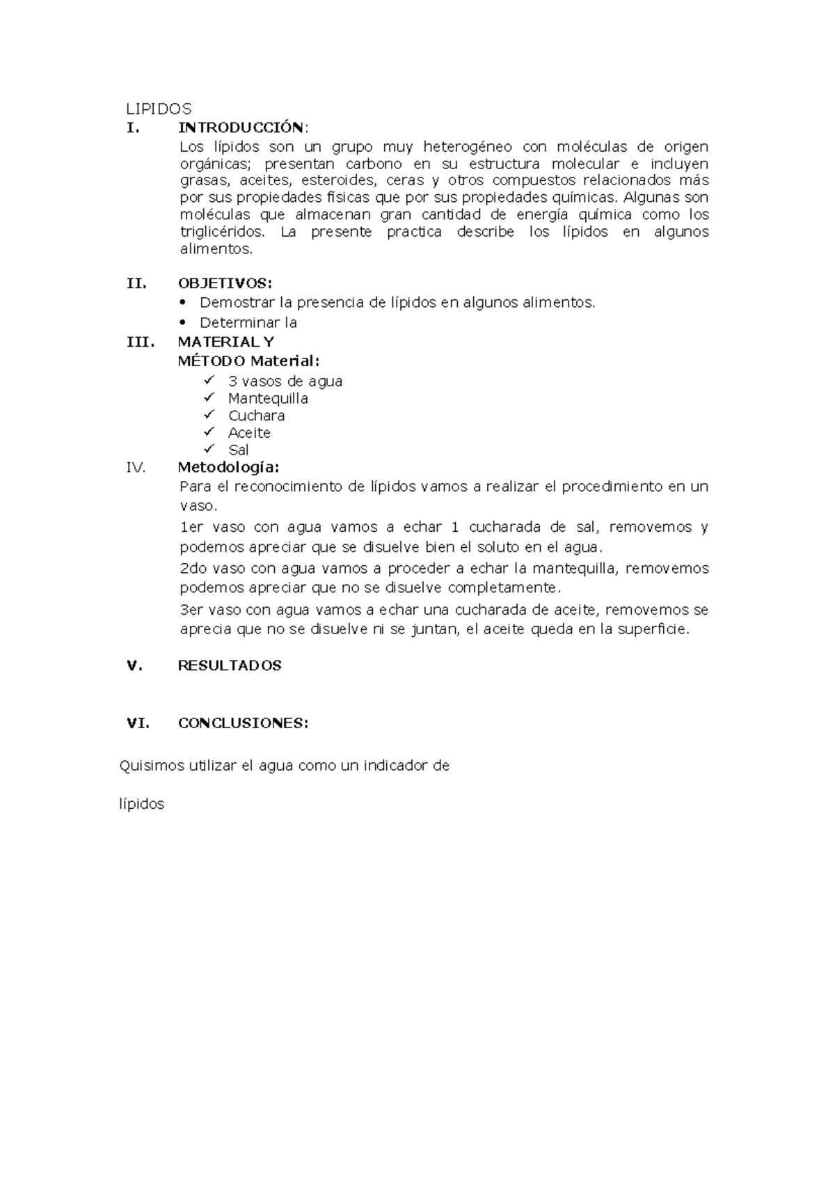 Lipidos de bioelementos dsadasd - LIPIDOS I. INTRODUCCIÓN : Los lípidos ...