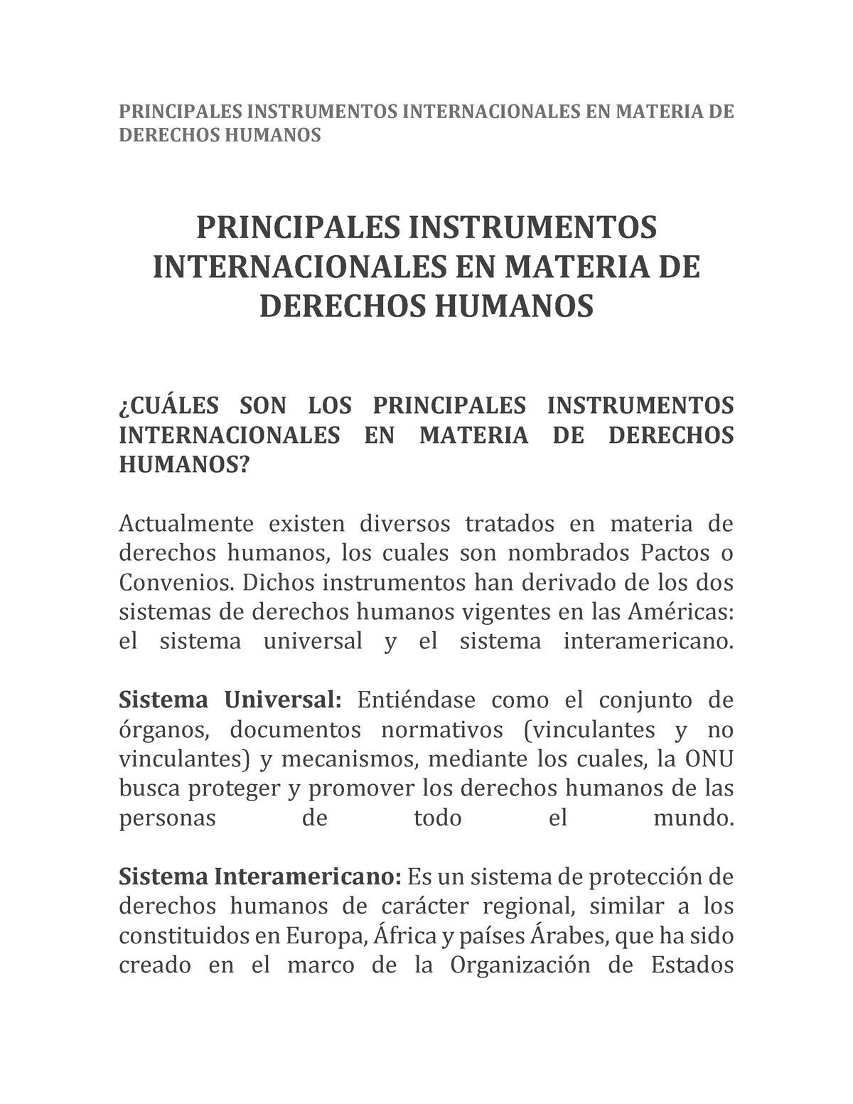 426756704 Principales Instrumentos Internacionales En Materia De Derechos Humanos Pdf 6113