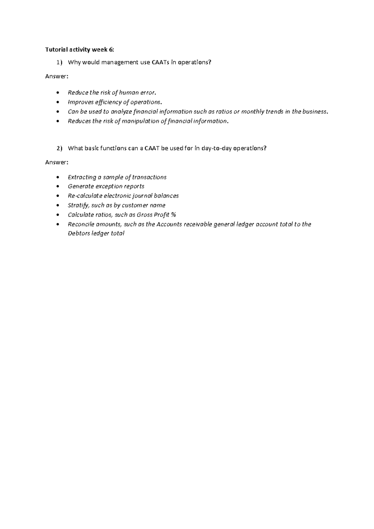 Week+6+Tutorials+-+ Caats+ 003 - Tutorial ac tivity week 6 : Why would ...